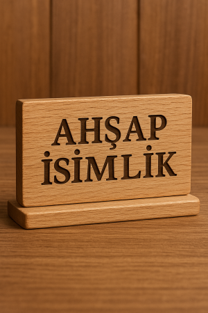 Kişiye Özel Ahşap İsimlik